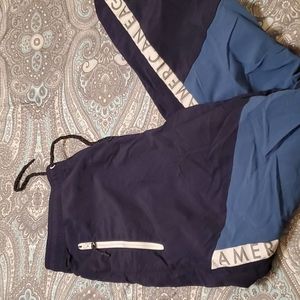 American eagle track pants